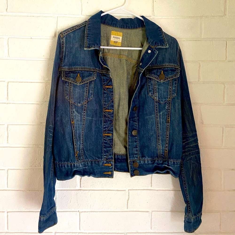 Fossil Fitted Jean Jacket